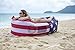 Banzai Unlimited Inflatable Lounger Air Sofa Couch Hammock with Bottle Opener 4 Pockets Headrest Securing Stake & Travel Bag. Blowup LayBag for Beach Camping Pool Float Indoors Outdoors (USA)