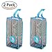 2Pcs Plastic Bag Holder,Hanging Storage Mesh Garbage Dispensers Folding Trash bags Holder Organizer Recycling Shopping Pocket Hanging Containers for Kitchen Bathroom Office