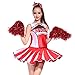 Fashoutlet Women's Cheerleader Costume Outfit (2 Piece)