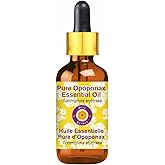 dève herbes Opoponax Essential Oil (Commiphora erythraea) with Glass Dropper | Pure | Non-Sticky | Non-Greasy | Lightweight | Men & Women | All Skin Types | Steam Distilled 10ml (0.33 oz)