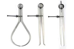 Big Horn 19053C 3 Pieces 8-Inch Spring Caliper / Divider Set