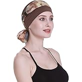Elegant Chemo Cap with Silky Scarfs for Cancer Women Hair Loss Sleep Beanie