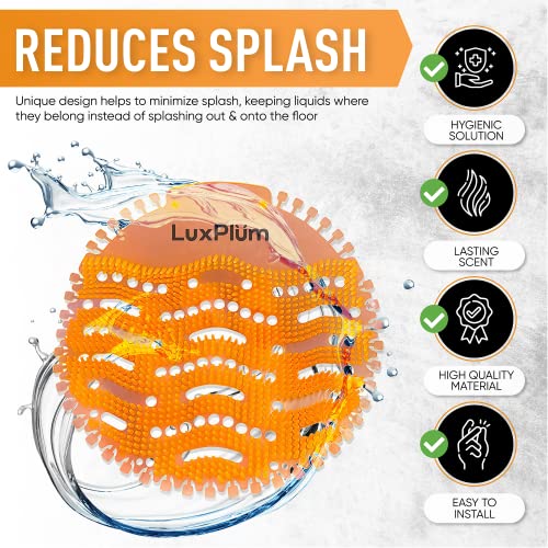 Urinal Screen Deodorizer 10pcs Urinal Screen Cakes with Lemon & Orange