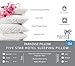 Digital Decor 100% Cotton King Size Hotel Pillows, U.S. Made Hypoallergenic Pillows with Down Alternative Fiber Fill, Set of 2, Three Comfort Levels, (Soft, Medium, Firm) Soft