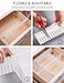 Rommeka Drawer Dividers, 8pcs DIY Plastic Grid Dresser Desk Drawer Organizer for Home Kitchen Office Stationary Closet Socks Underwear Scarves Makeup Utensil Household Storage Organizer