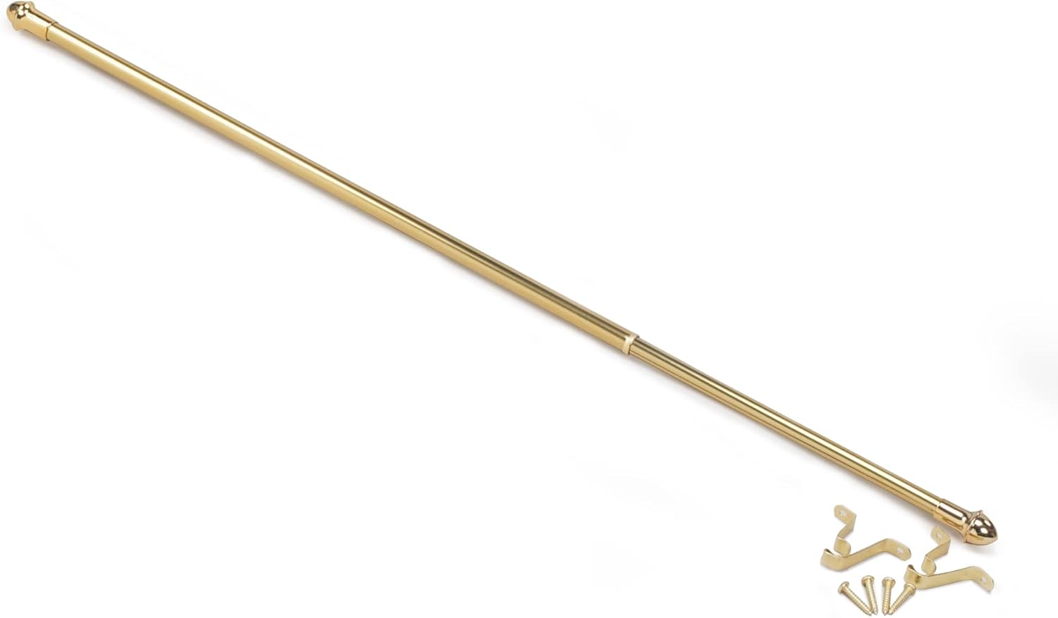 Window Treatment Hardware - Fantasia Cafe Decorative Window Curtain Rod, 28