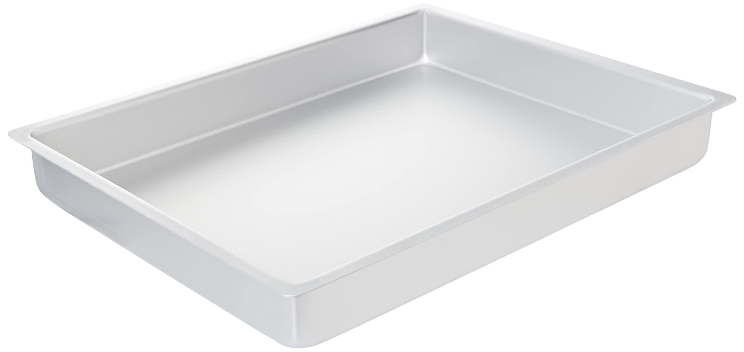 PME OBL12162 Aluminium Oblong Cake Pan Silver 12 x 16 x 2-Inch Deep
