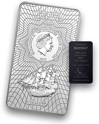 Silver bar coin bars COOK ISLAND - prefreshed with certificate, 4260578490955