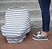 Premium Nursing Cover for Breastfeeding Moms, Multi Use Including High Chair Cover, Infant Baby Car Seat Cover, Shopping Cart Cover and Infinity Scarf, Perfect Accessory for Boys and Girls