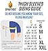 Sparthos Thigh Compression Sleeves (Pair) - Verify Size with Chart Before Ordering – Support for Bruised Strained Muscles Pulled Hamstring Quad – Breathable Upper Leg Brace for Men and Women (Black-M)