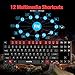 VicTsing Mechanical Keyboard, Gaming Keyboard with Red Switches, Wired Keyboard with Pluggable USB Cable, 87-Key Anti-ghosting, Waterproof Keyboard for Computer, PC and Laptop, Blackthumb 2
