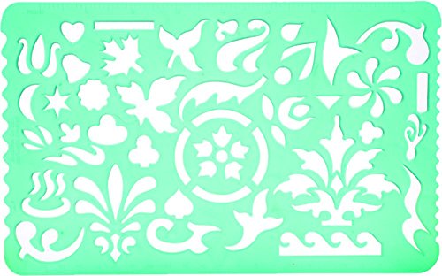 Set of 2 Artistic Drafting Art Templates of Various Shapes and Designs for Artists and Art & Craft Projects