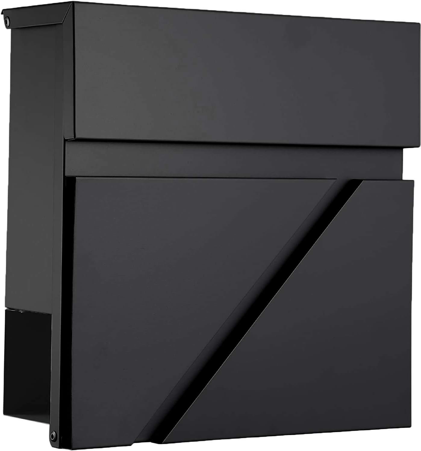 Mari Life Outdoor Letterbox with Fitting Kit | Wall-mounted Steel Post ...