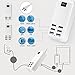 Momoday Universal 5V 6A 30W Ports USB Desktop Wall Charger Travel Adapter With 1.5m Line Power Cord for iPhone 7 6 Plus 5S / iPad / Samsung Galaxy S6 S5 Note / Nokia And Other USB-Powered Devices