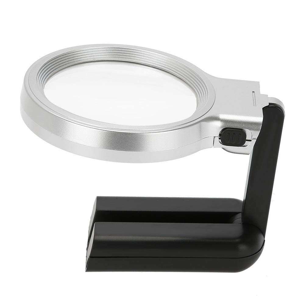 Magnifier Led Lamp, Magnifier Lamp, Soft Firm High-Brightness Foldable Outdoor Operation for Military Affairs Archaeology Medicine