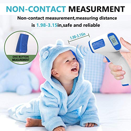 XINYA BAO Forehead Thermometer,Digital Body and Surface Thermometer 2 in 1 Dual Mode Thermometer