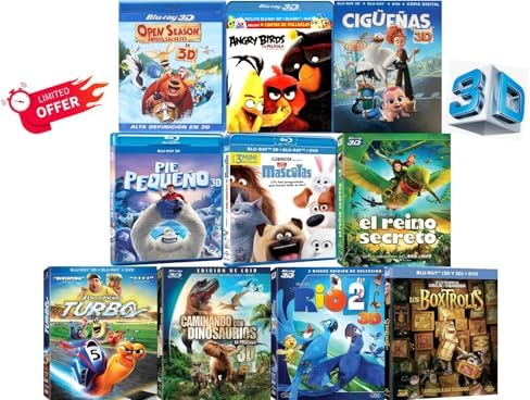 Amazon.com: Kids & Family Blu-ray 3D Collection: Volume 1 - Open