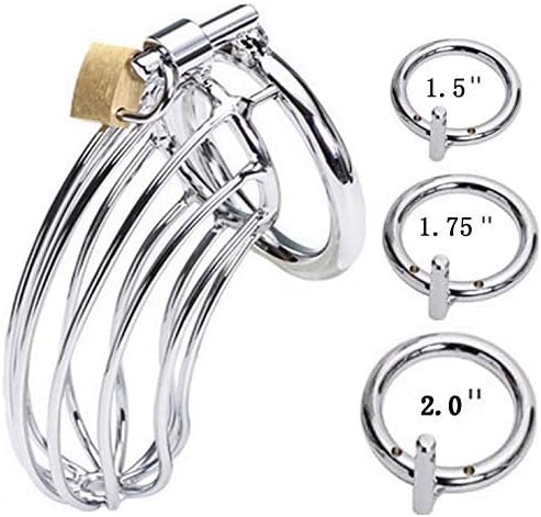 Male Protective Device Stainless Steel 3 Size Rings for Men