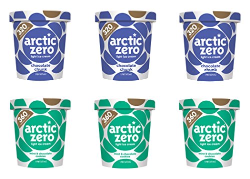 Arctic Zero Chocolate Chunk, Mint & Cookies Bakery and Dessert Gifts, 16 Fluid Ounce (pack Of 6)