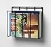 Spectrum Diversified Magazine Rack, Wall Mount, Black