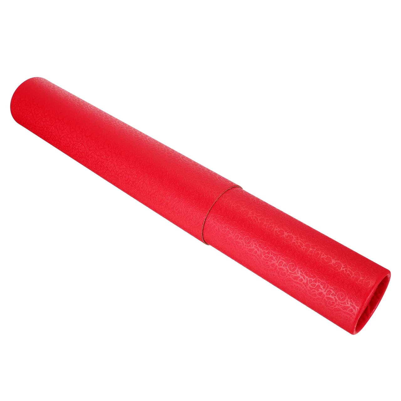 Milisten Telescopic Poster Tube - Extends from 35cm to 62cm - 6cm Inner Diameter Plastic Drawing Case - Waterproof Artwork Storage for A3 A2 Posters Calligraphy & Blueprints - Red