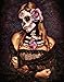 Daveed Benito Day of the Dead Skull Girl Sexy Gothic Pin-Up Art Postcard Poster Print, Unframed 11x14