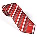 Manchester United Football Club Official Soccer Gift Red White Black Striped Tie