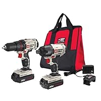 PORTER-CABLE 20V MAX Cordless Drill Combo Kit and Impact Driver, 2-Tool (PCCK604L2)