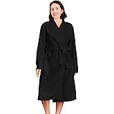 Sofprace Kimono Lightweight Bathrobe for Women Terry Cloth Robes Microfiber Knee Length Towel Bathrobe
