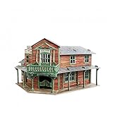 Innovative 3D-Puzzles - The Saloon - Wild West Series by Clever Paper 8.25