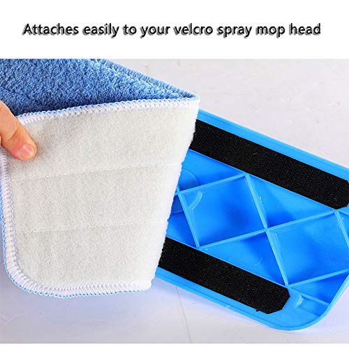 5 Pack Microfiber Spray Mop Replacement Head Damp Mop Cleaning Pad Mop Head Refills Easy Cleaning Mop Head Replacement
