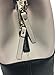 Kate Spade New York Laurel Way Evangelie Saffiano Leather Shoulder Bag Handbag, Almondine, Black