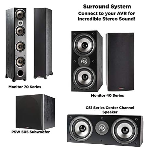 polk audio monitor 40 series ii black bookshelf speakers