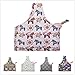 Knitting Tote Bag for Travel Yarn Storage Durable Canvas Yarn Bag for Small Projects, Cute Pony