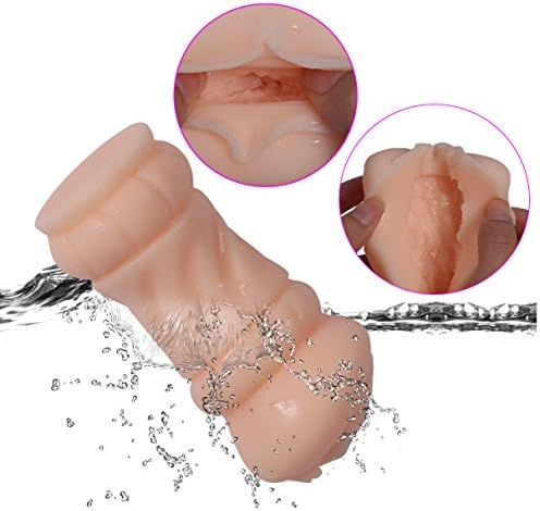 Male Mas-turba-tors, 3D Male Poc-ke-t Pu-ss-y Realistic Vagina Stroker for Men Toy Cup