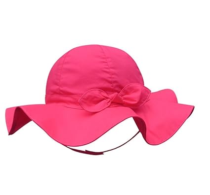 Pormow Frühjahr/Sommer Baumwolle Baby Mädchen Bowknot Sonnenhut/Beach Hut/Outdoor Hut