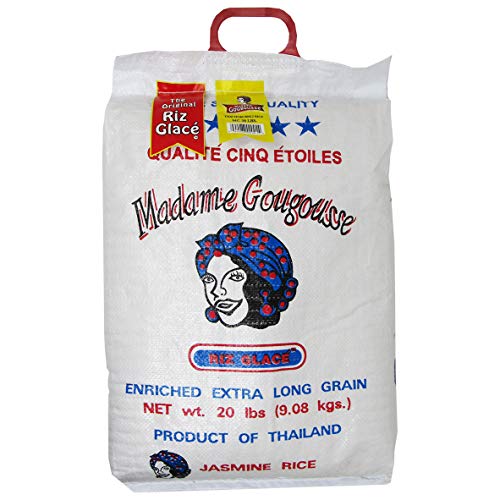 Madame Gougousse Enriched, Extra Long Grain Jasmine Rice 20 Lbs Product