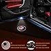 Car Lights for Door LED Car Ground Lights Laser Projector Logo Car Door Lights Welcome Light for Honda Accord Crosstour Pilot 2 pack