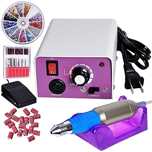 MegaBrand Nails Care Pedicure Electric Nail Drill File Machine Kit
