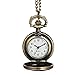 Hiwatch Women's Spider-Web Carving Pattern Hollow Out Antique Delicate Pocket Watch