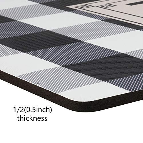 HEBE Oversized Cushioned Anti Fatigue Kitchen Runner Mat 20"x55"x1/2