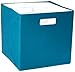 DII Poly-Cube Storage Collection Hard Sided, Collapsible Solid, Large, Teal