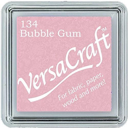 Tsukineko Bubble Gum Versacraft Small Ink Pad, 3.4 x 3.4 x 2 cm