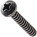 Small Parts 0412ABPPBZ Steel Sheet Metal Screw, Black Zinc Plated Finish, Pan Head, Phillips Drive, Type AB, #4-24 Thread Size, 3/4