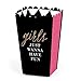 Girls Night Out - Bachelorette Party Favor Popcorn Boxes - Set of 12