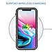 EFFUN iPhone Xs Waterproof Case, iPhone X Waterproof Case, Wireless Charging Support IP68 Certified Waterproof Cover Dust/Snow/Shock Proof Case with Cell Phone Holder and Floating Strap Black