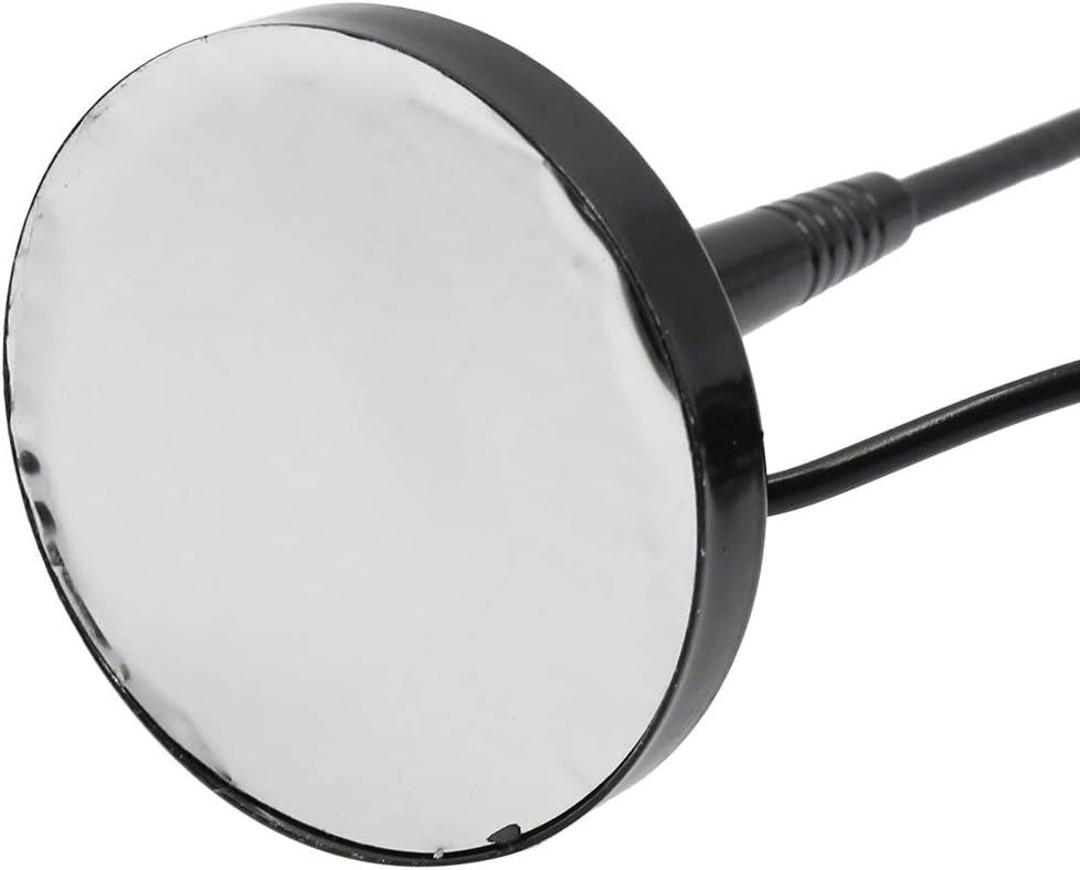 X AUTOHAUX Black Roof Magnetic Base AM FM Radio Signal Antenna Aerial for Car, 26 x 12 x 7 cm - Image 3