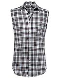 Youstar Men's Classic Plaid Short Sleeve Button Down Shirt
