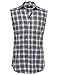 Youstar Men's Classic Plaid Short Sleeve Button Down Shirt