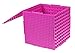 THE CUBE - Brick Building Set and Storage Container - 6 Interconnecting Double Sided Large and Small Peg Plates - 6.5
